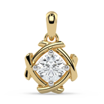 Load image into Gallery viewer, 9K Gold Aquamarine Nose Pin