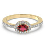 Load image into Gallery viewer, 9K Gold Primrose Ring