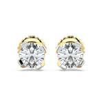 Load image into Gallery viewer, 9K Gold Lilac Earrings