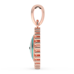 Load image into Gallery viewer, 9K Gold Celestine Pendant
