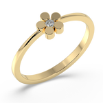 Load image into Gallery viewer, 9K Gold Magnolia Ring