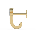Load image into Gallery viewer, 9K Gold Juniper Nose Pin