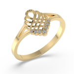 Load image into Gallery viewer, 9K Gold Petunia Ring
