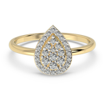 Load image into Gallery viewer, 9K Gold Fleur Ring