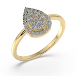 Load image into Gallery viewer, 9K Gold Fleur Ring