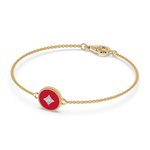 Load image into Gallery viewer, 9K Gold Anemone Bracelet