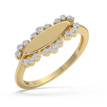 Load image into Gallery viewer, 9K Gold Dahlia Ring