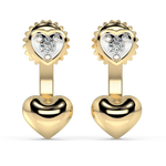 Load image into Gallery viewer, 9K Gold Viola Earrings