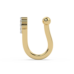 Load image into Gallery viewer, 9K Gold Indigo Nose Pin