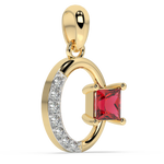 Load image into Gallery viewer, 9K Gold Crystal Pendant