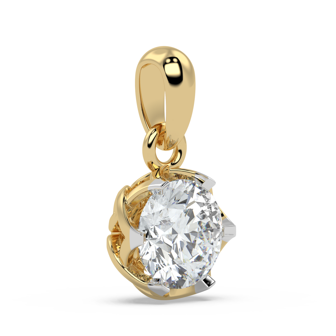 9K Gold Esmeralda Pendant