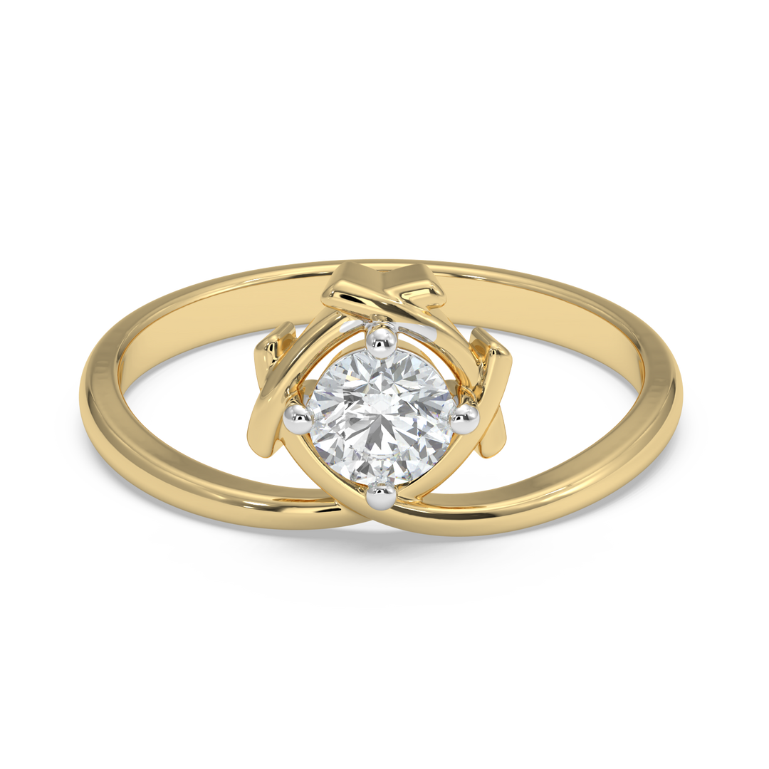 9K Gold Adele Ring