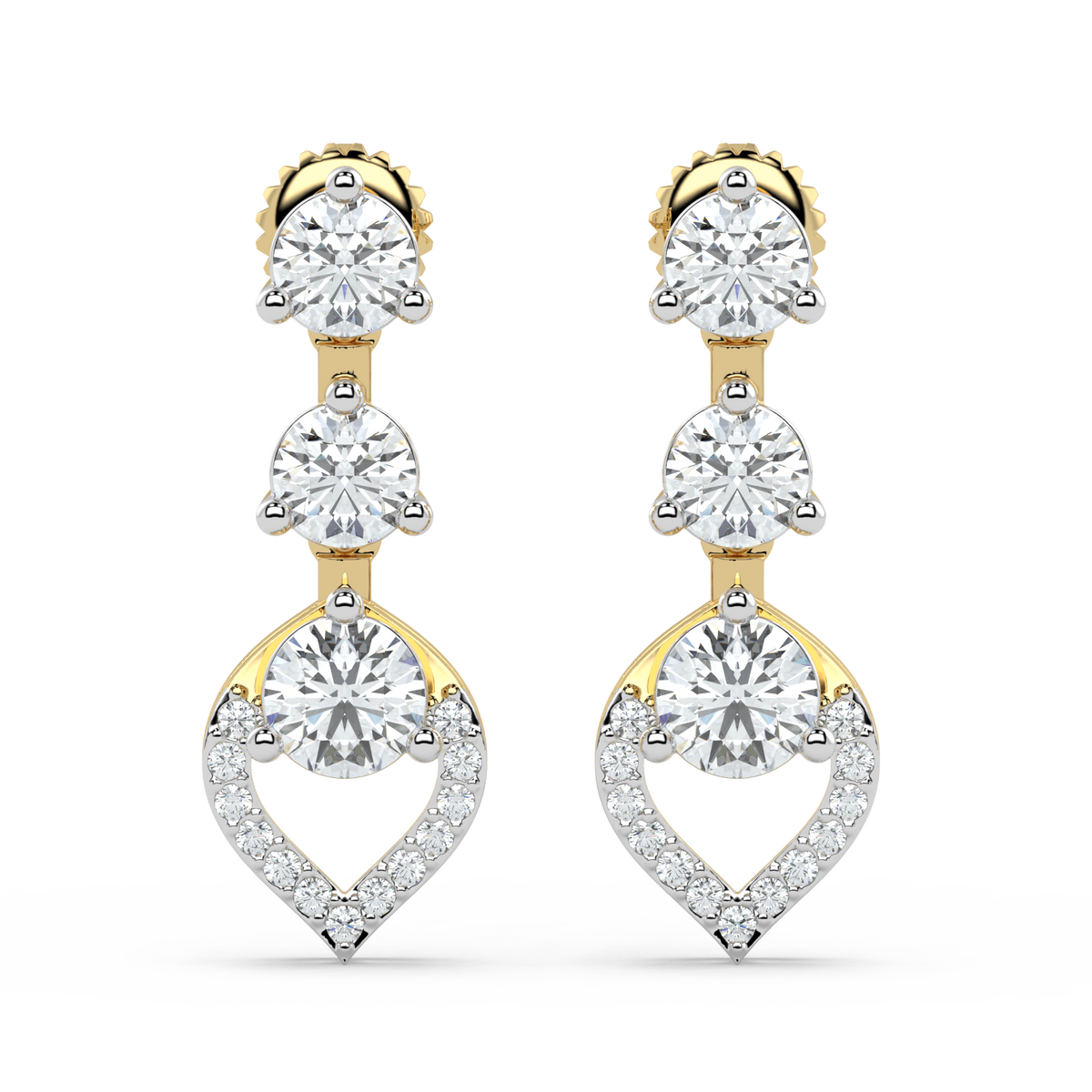 9k gold anneliese earrings