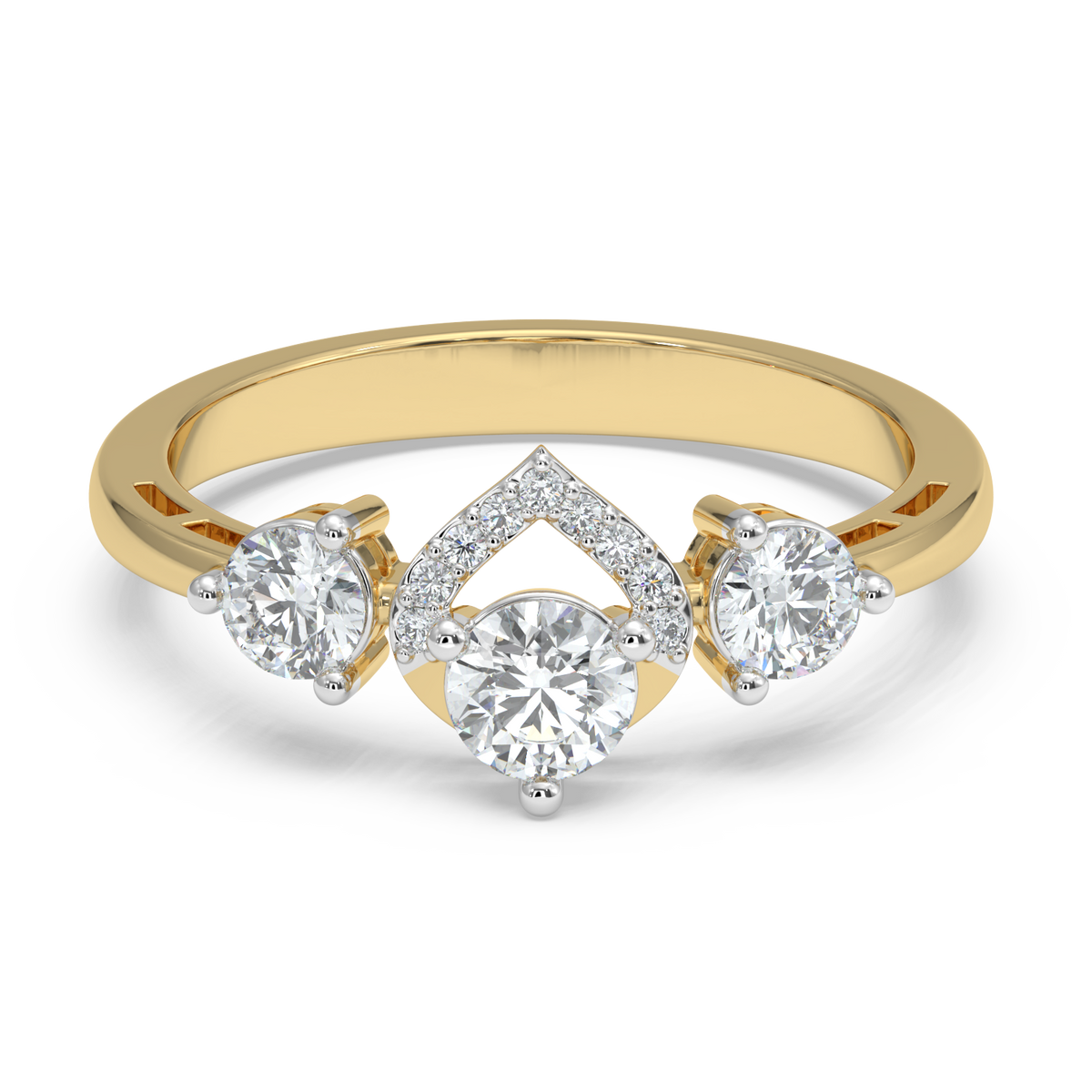 9k gold bluebell ring