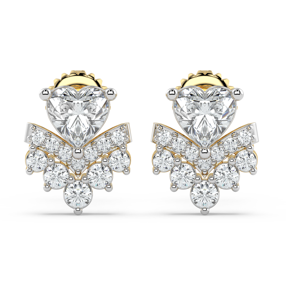 9k gold liesel earrings