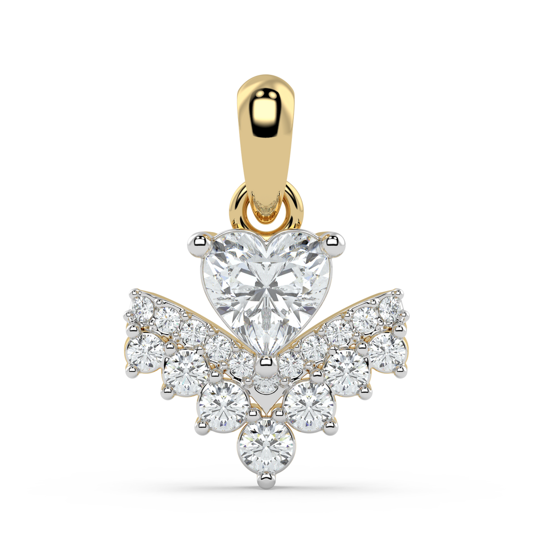9K Gold Peridot Pendant