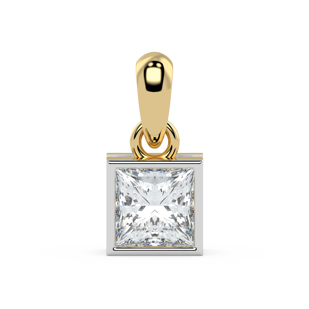 9K Gold Citrine Pendant