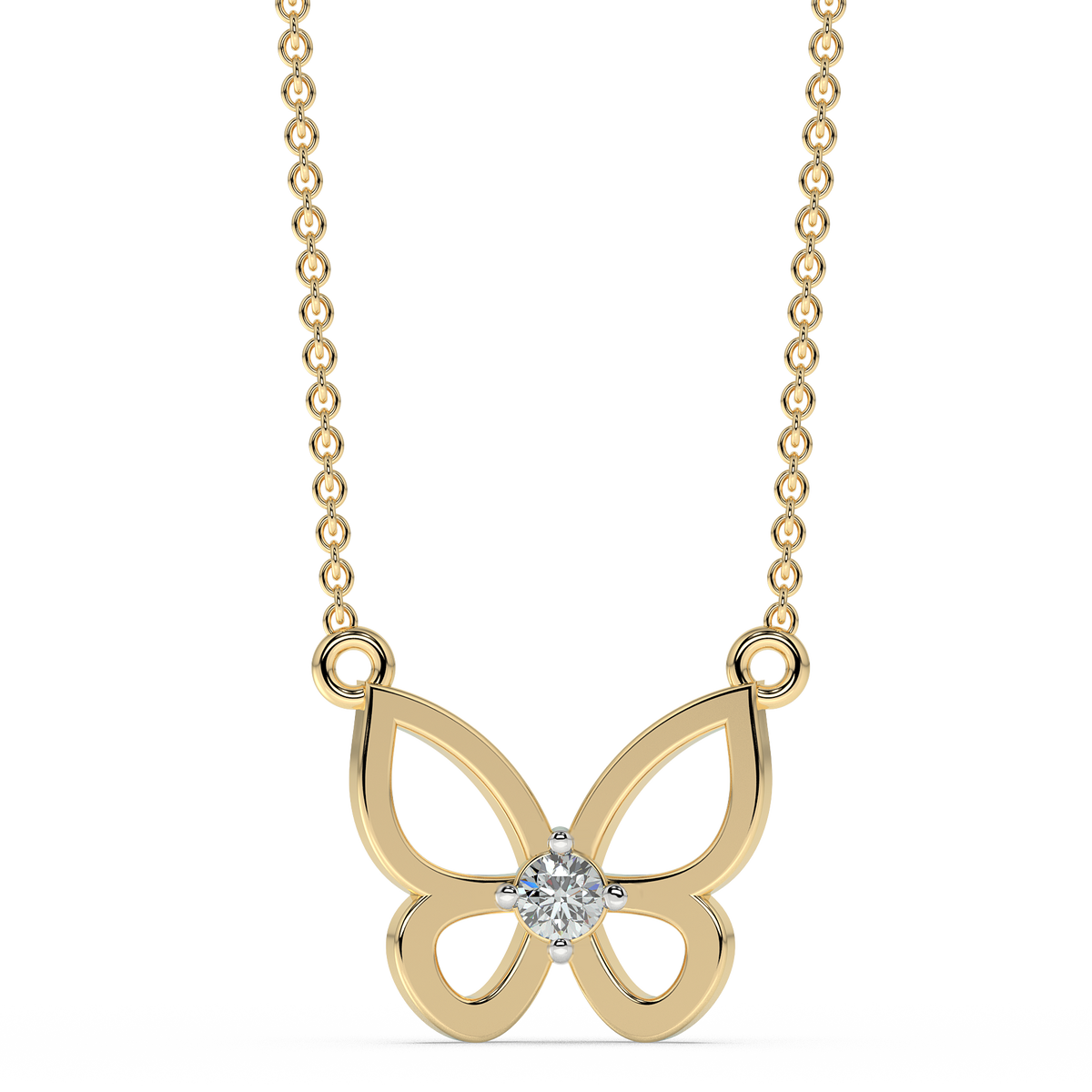9k gold adina necklace