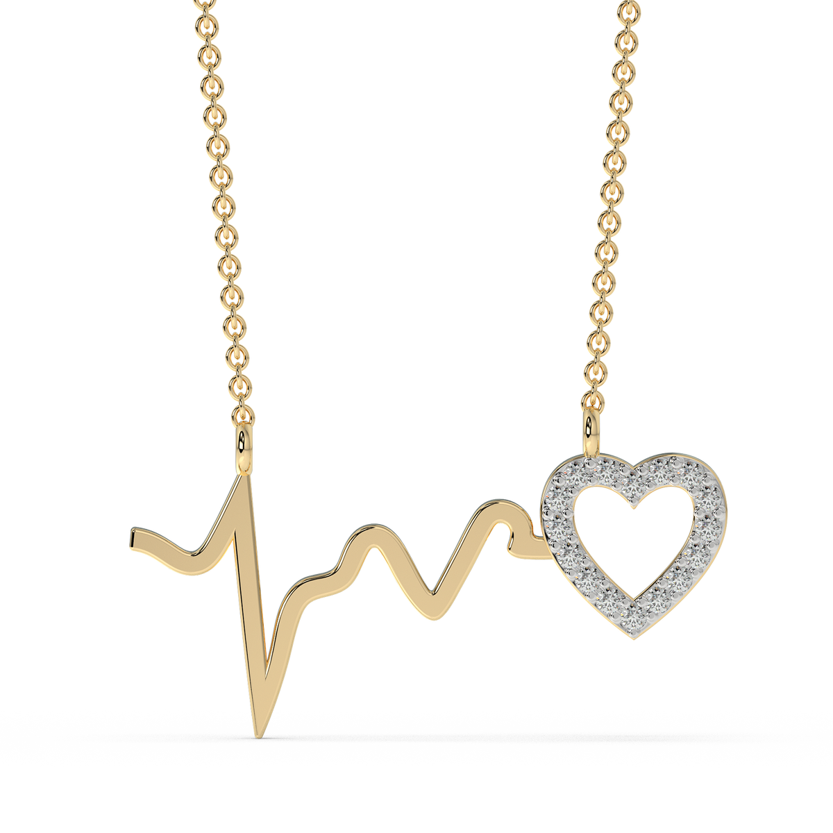 9k gold dalia necklace