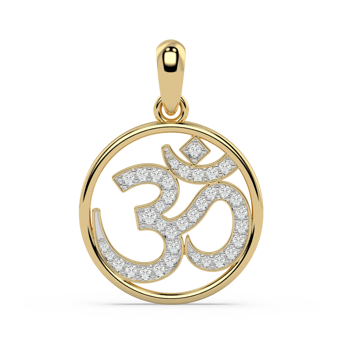 9k gold onyx pendant