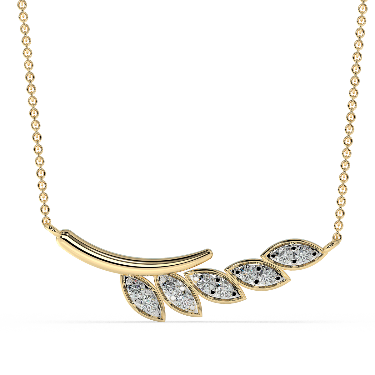 9k gold cosima necklace