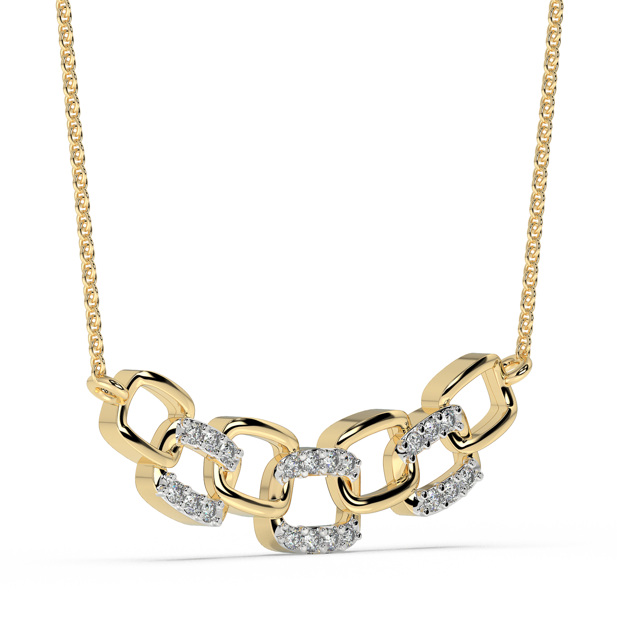 9k gold romilly necklace