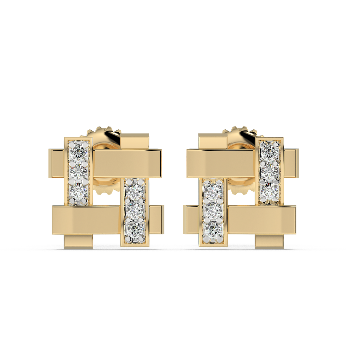 9k gold astrid earrings