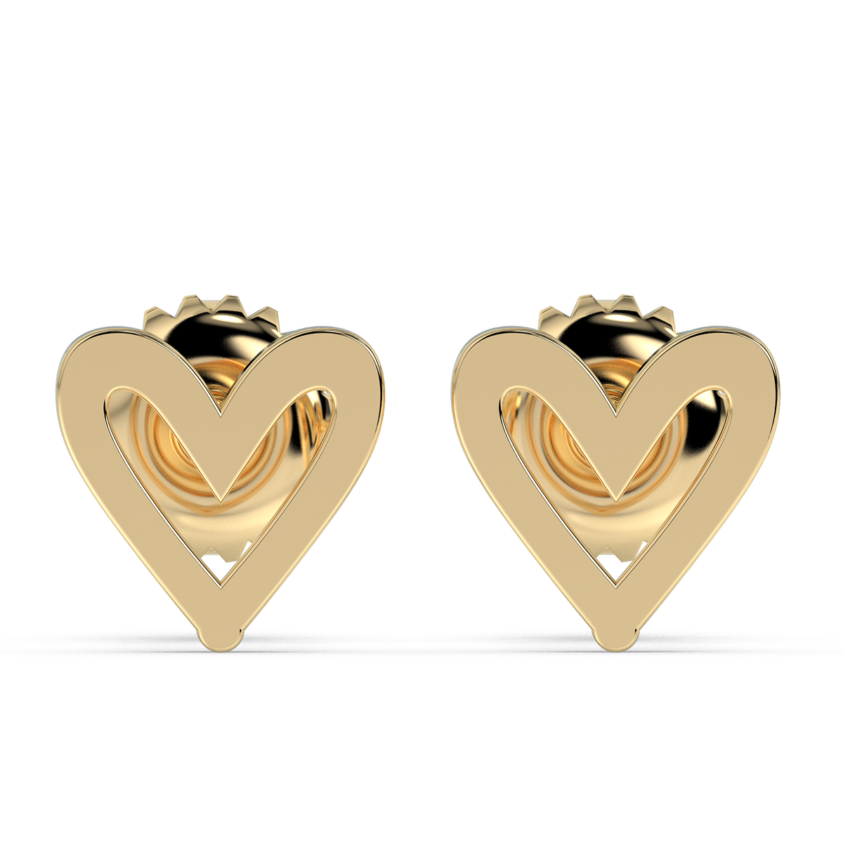 9k gold freya earrings