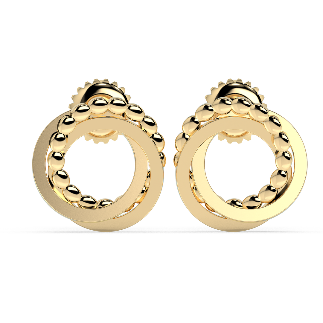 9K Gold Saga Earrings