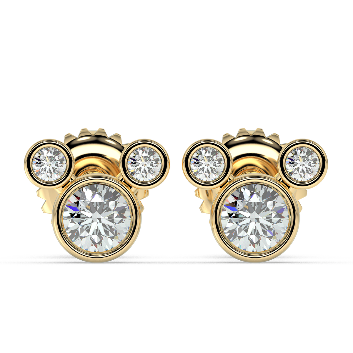 9k gold maren earrings