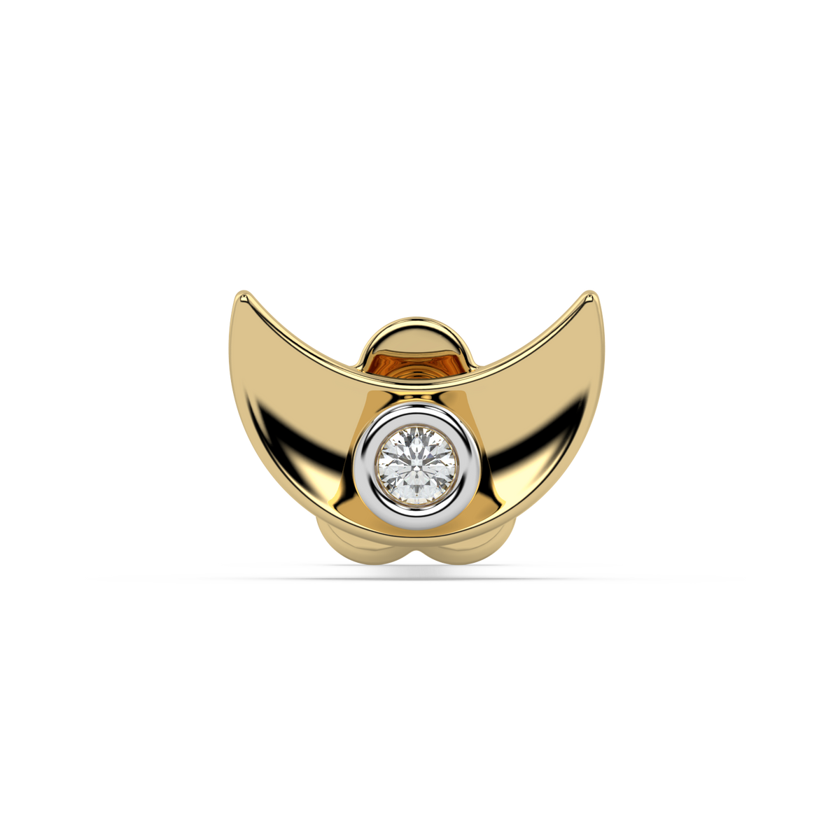 9k gold nerissa nose pin
