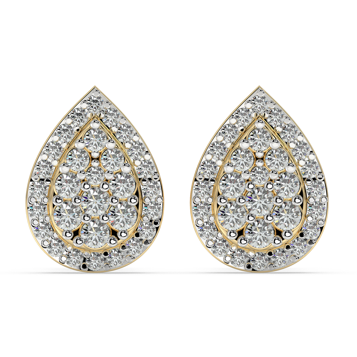 9k gold lumiere earrings