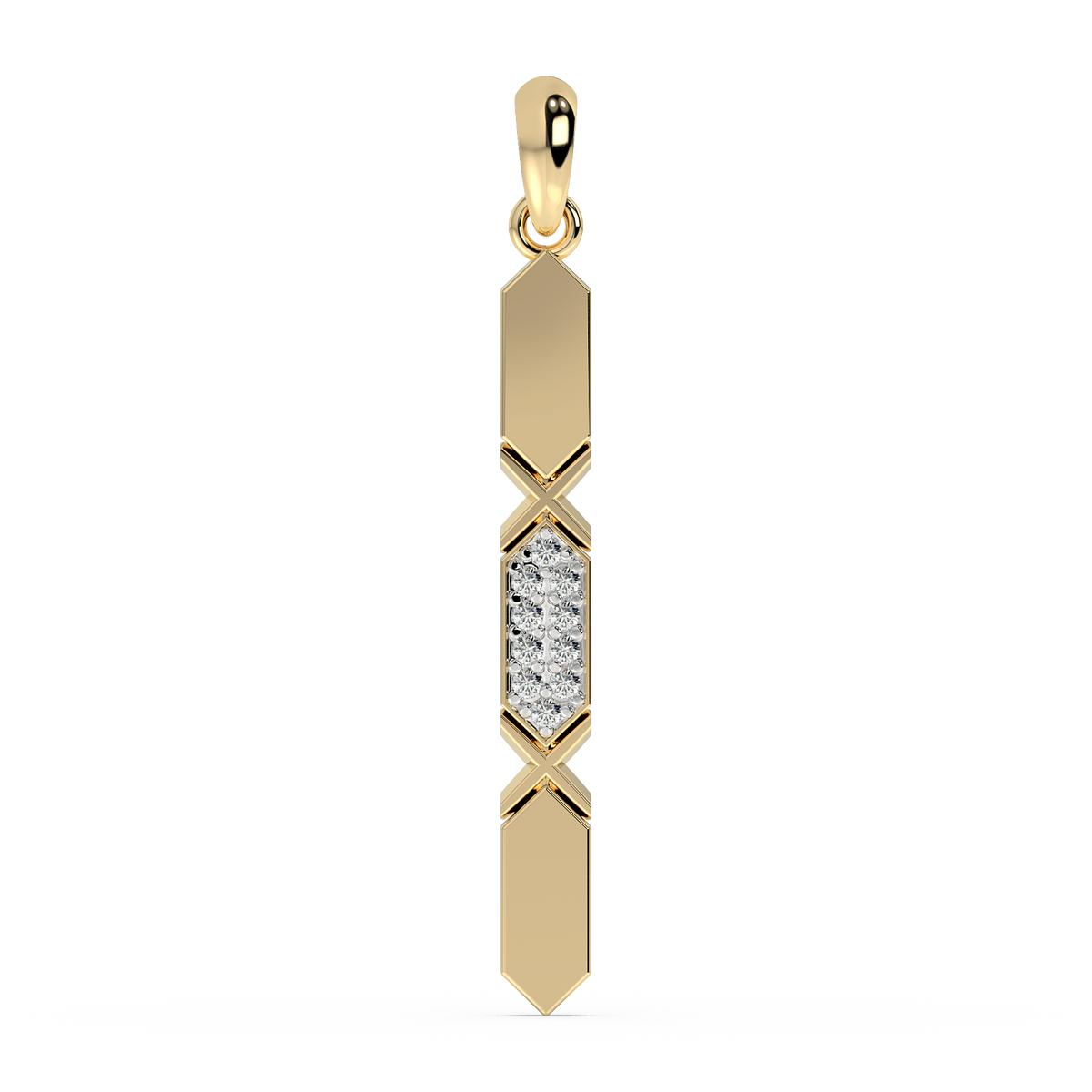 9k gold verity pendant