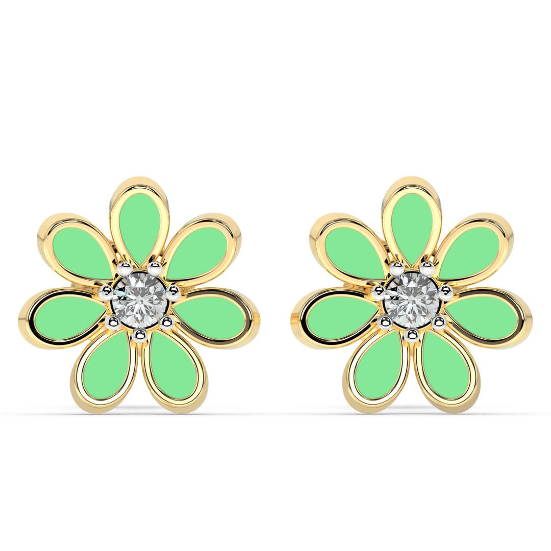 9K Gold Belle Earrings