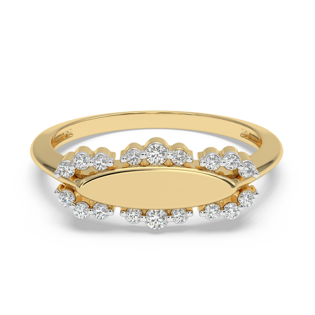 9K Gold Dahlia Ring