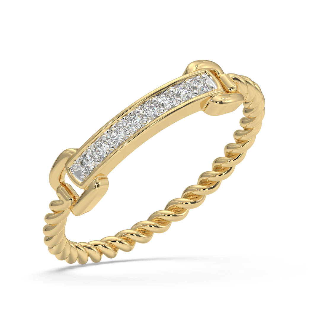 9K Gold Jasmine Ring