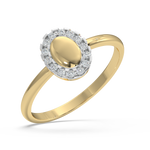 Load image into Gallery viewer, 9K Gold Iris Ring
