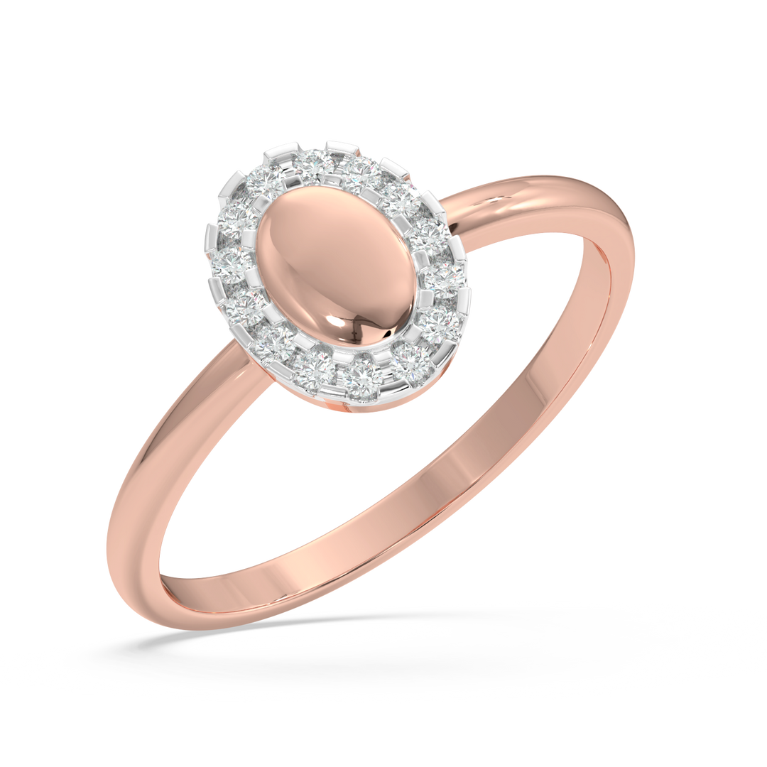 9K Gold Iris Ring