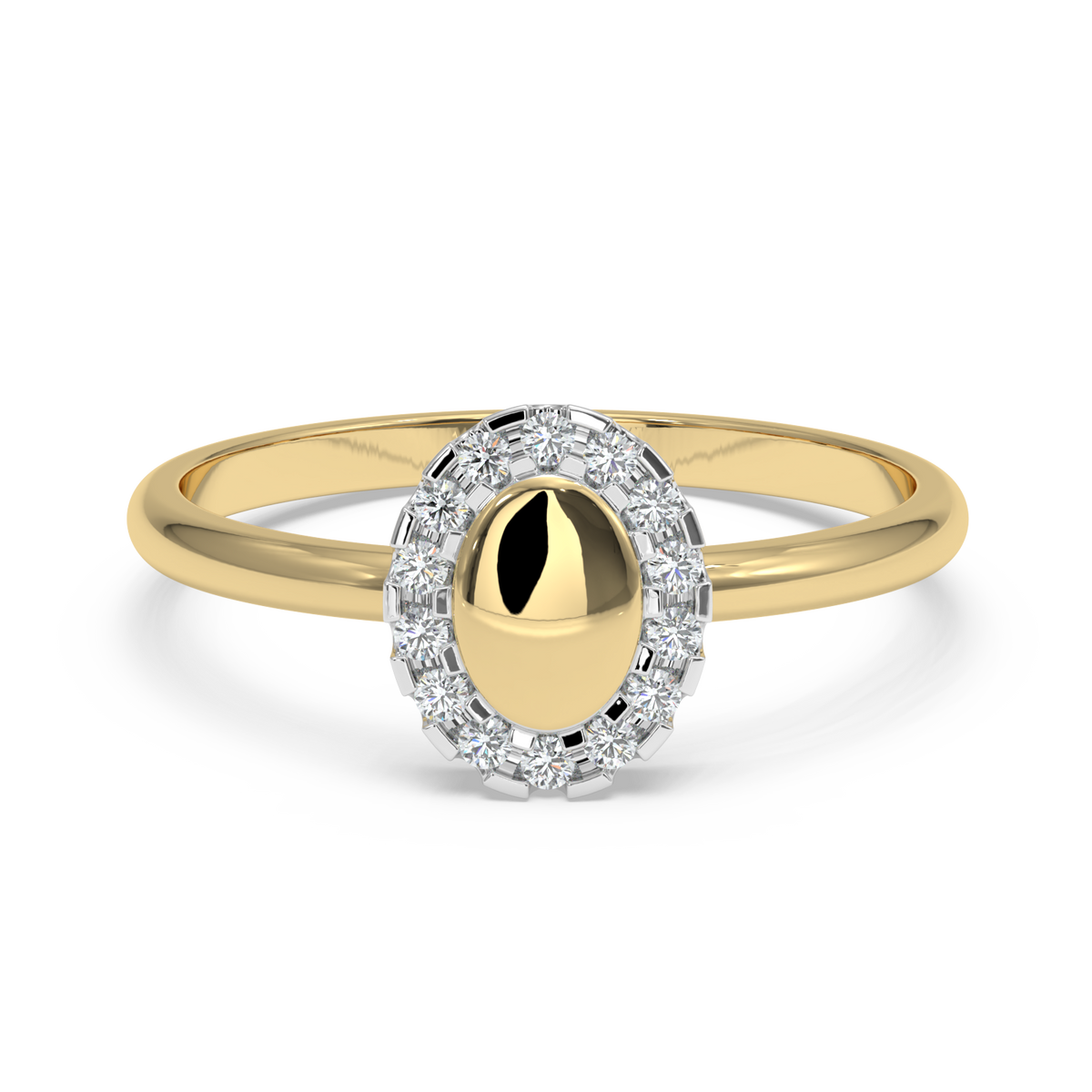 9k gold iris ring