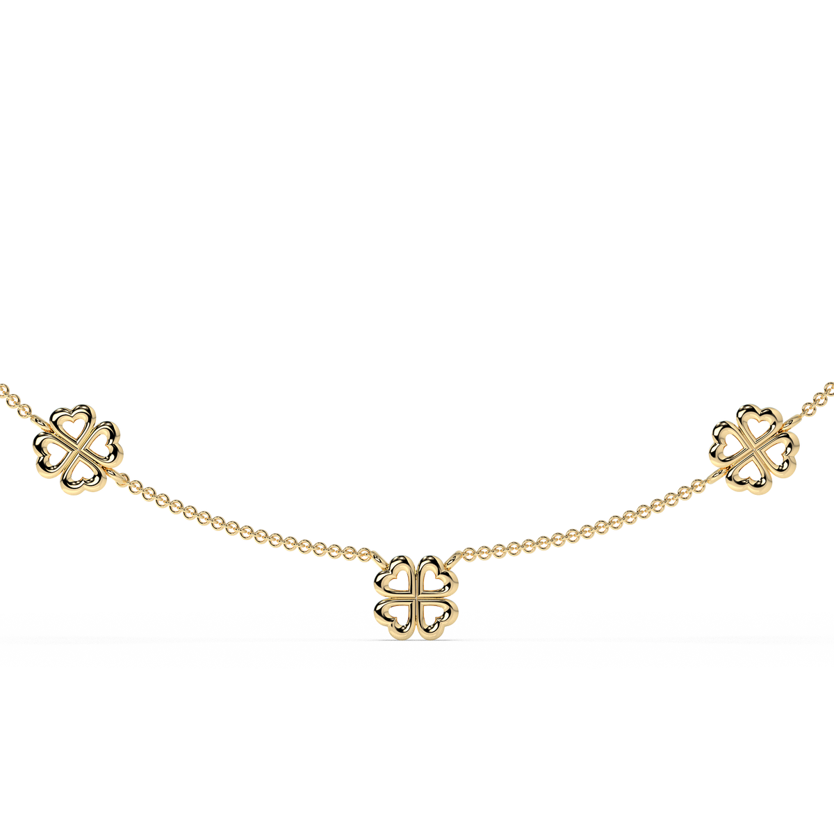 9k gold maya necklace