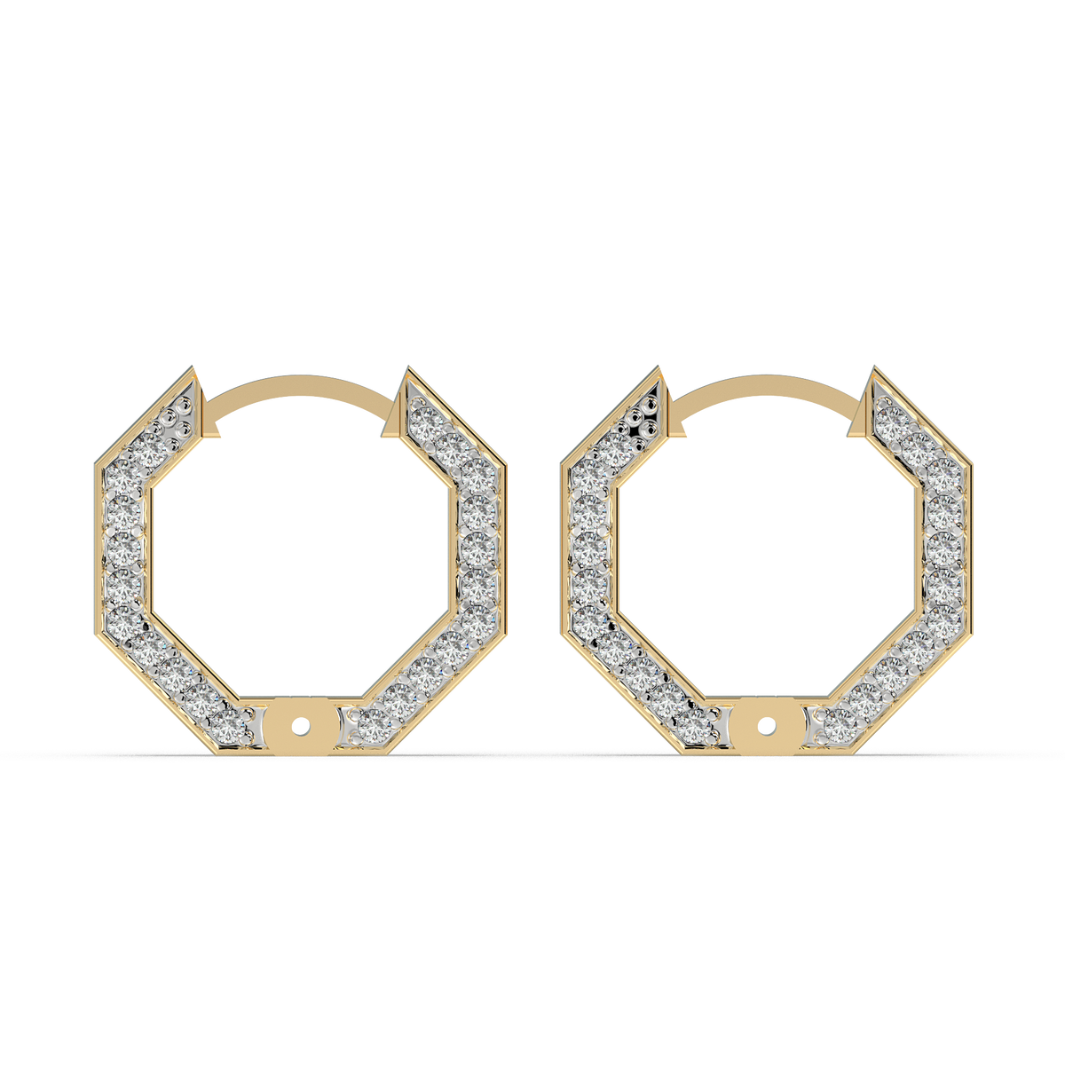9k gold layla earrings