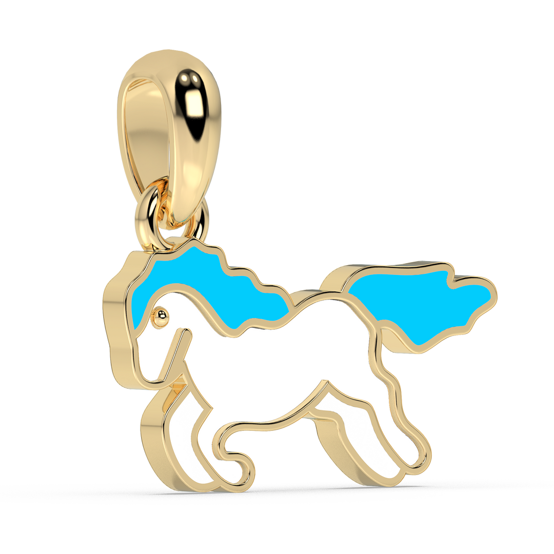 9K Gold Patience Pendant