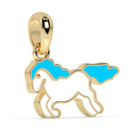 Load image into Gallery viewer, 9K Gold Patience Pendant
