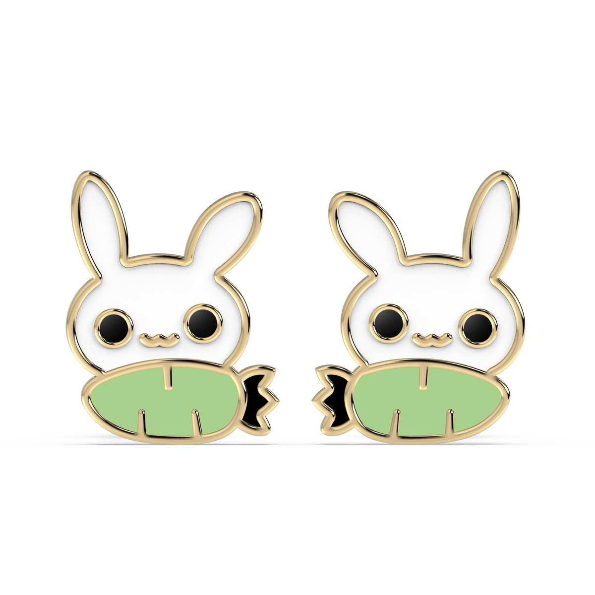 9k gold samira earrings