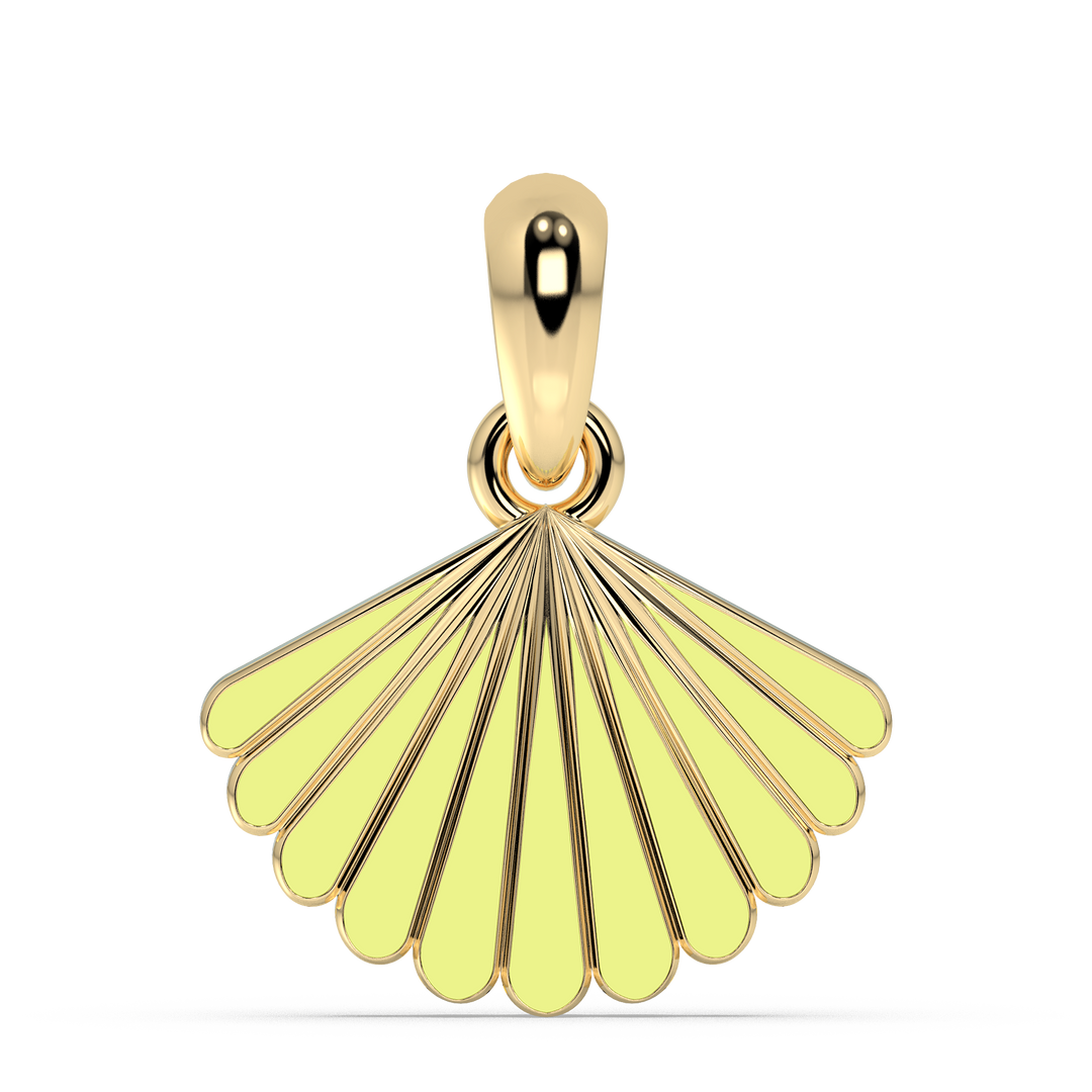 9K Gold Dauphine Pendant