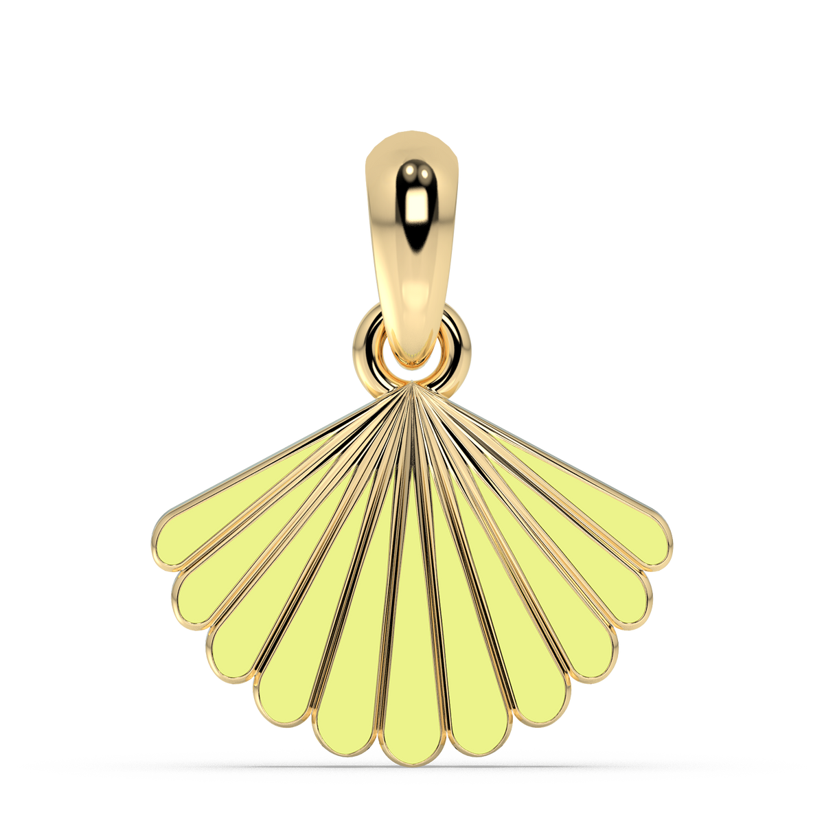 9k gold dauphine pendant