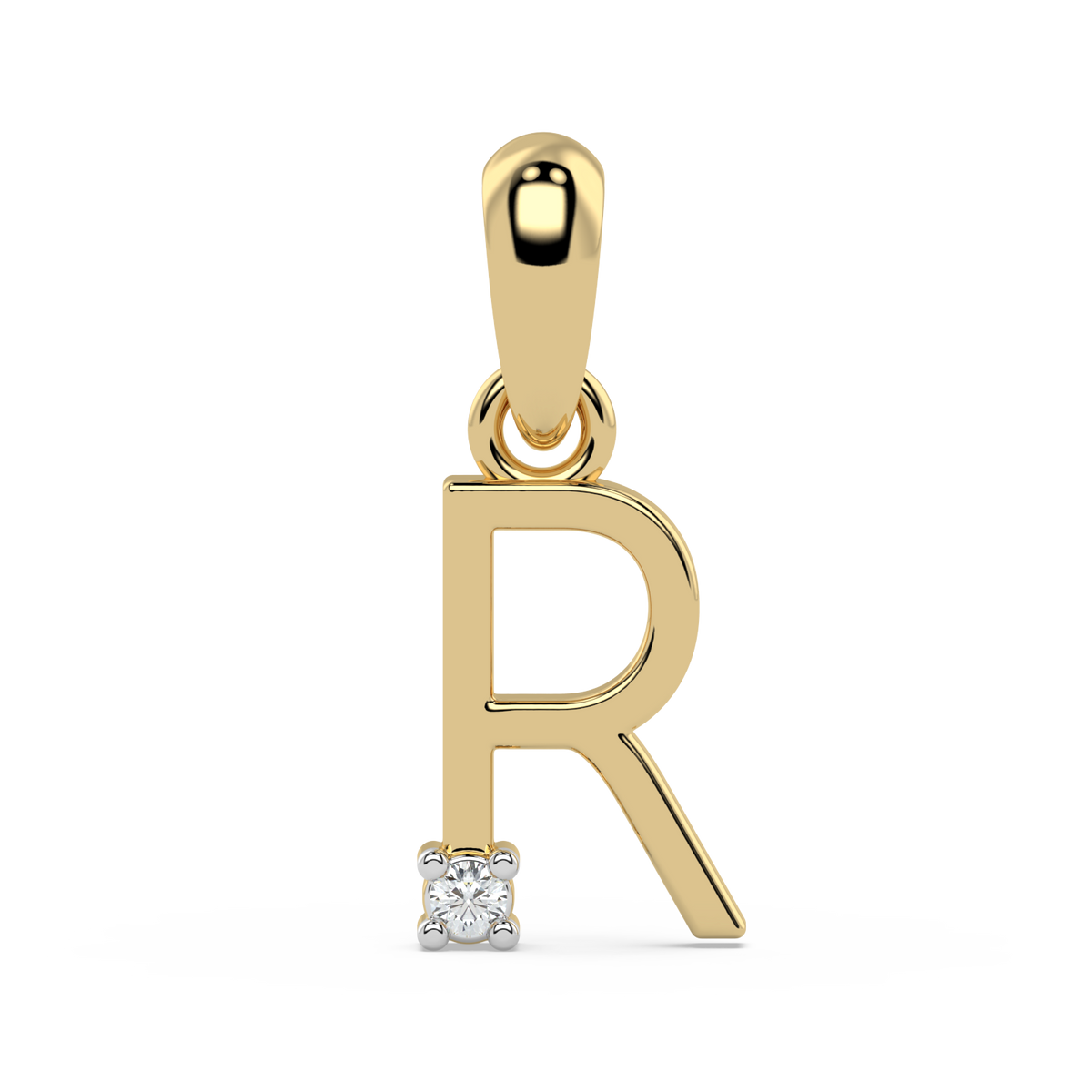 9k gold capri pendant