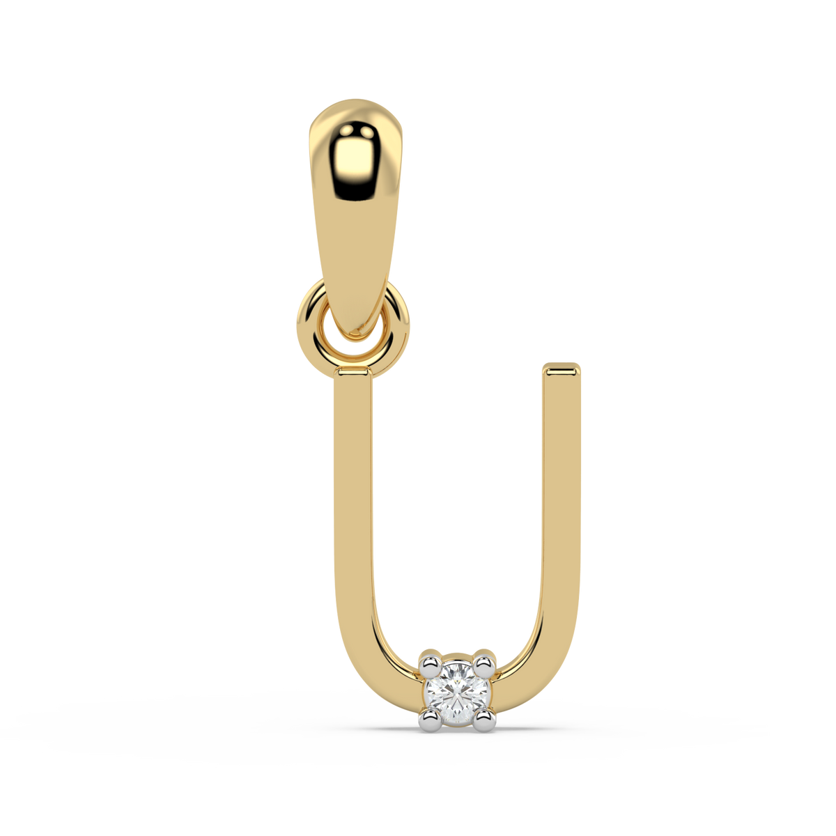 9k gold fawn pendant