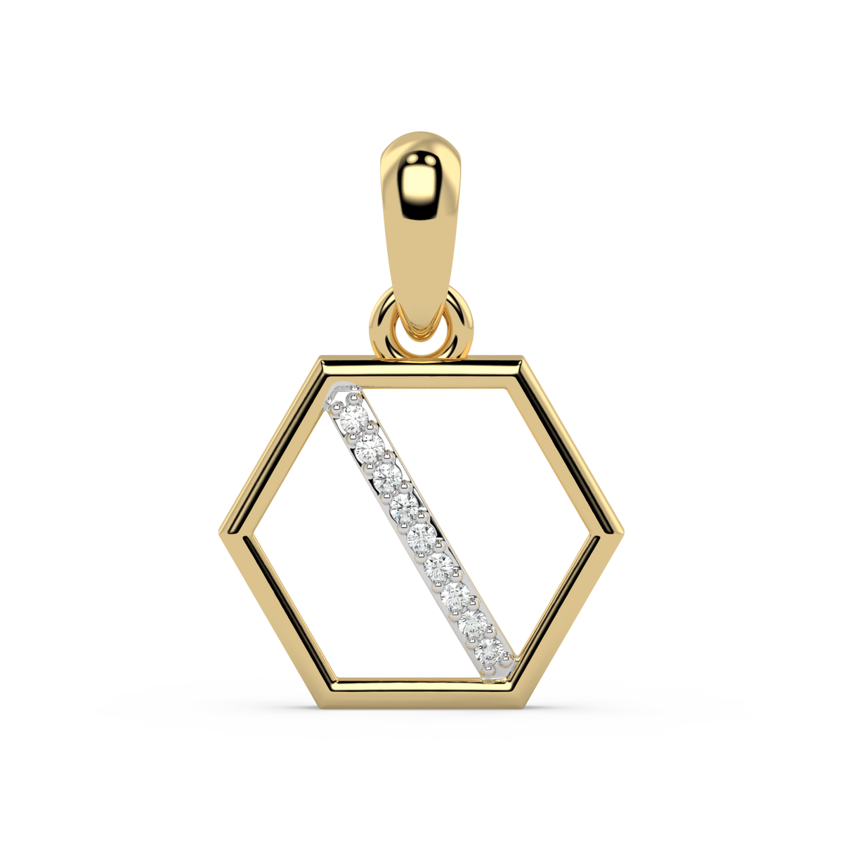 9k gold noa pendant