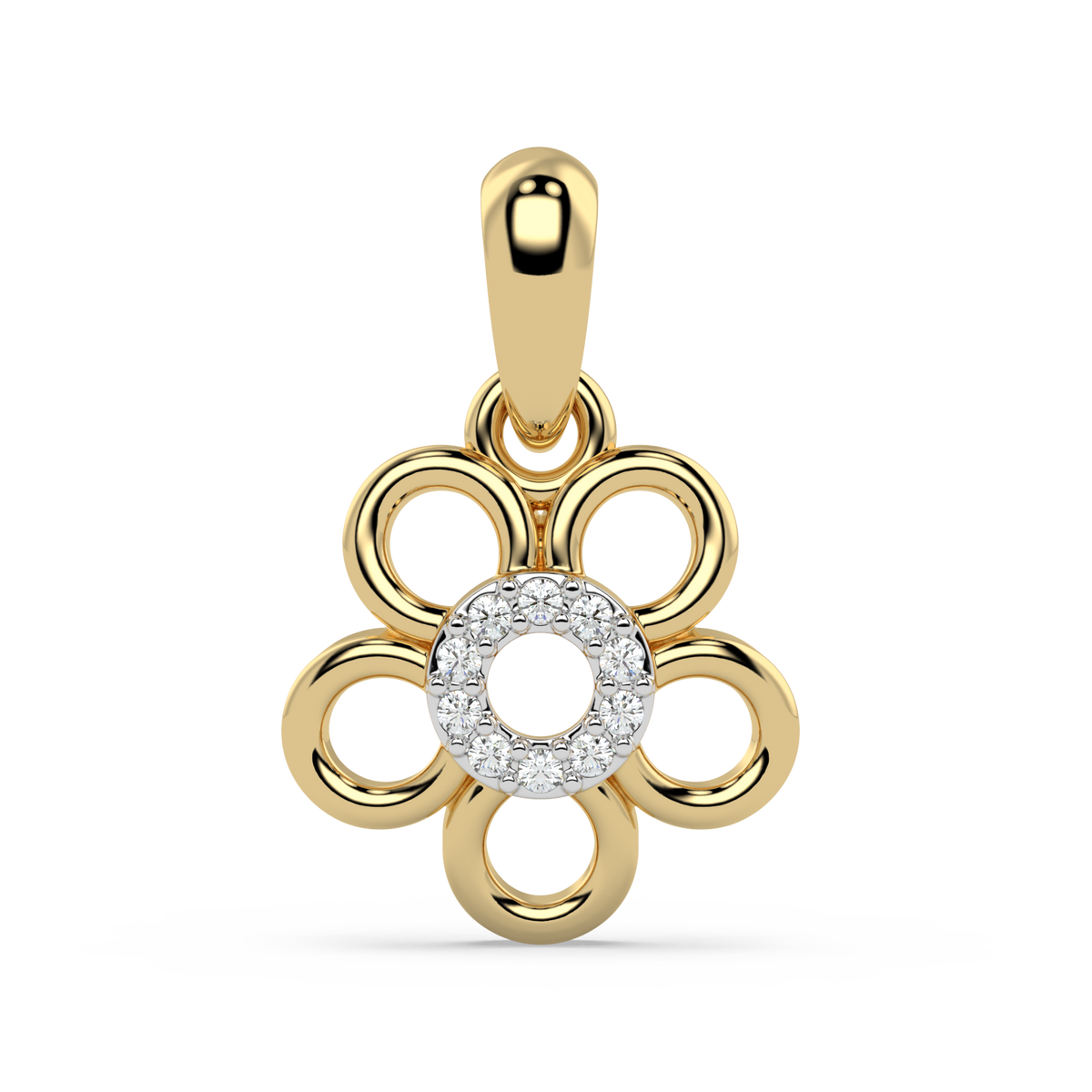 9k gold giana pendant